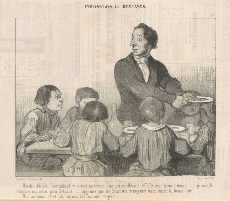 Monsieur Adolphe Chamouillard vous vous montrerez donc ..., 19th century. Creator: Honore Daumier.