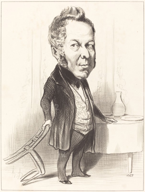 A.P.F. Deslongrais, 1849. Creator: Honore Daumier.
