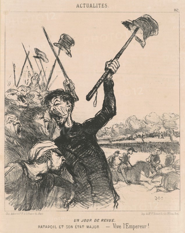 Un jour de revue, 19th century. Creator: Honore Daumier.