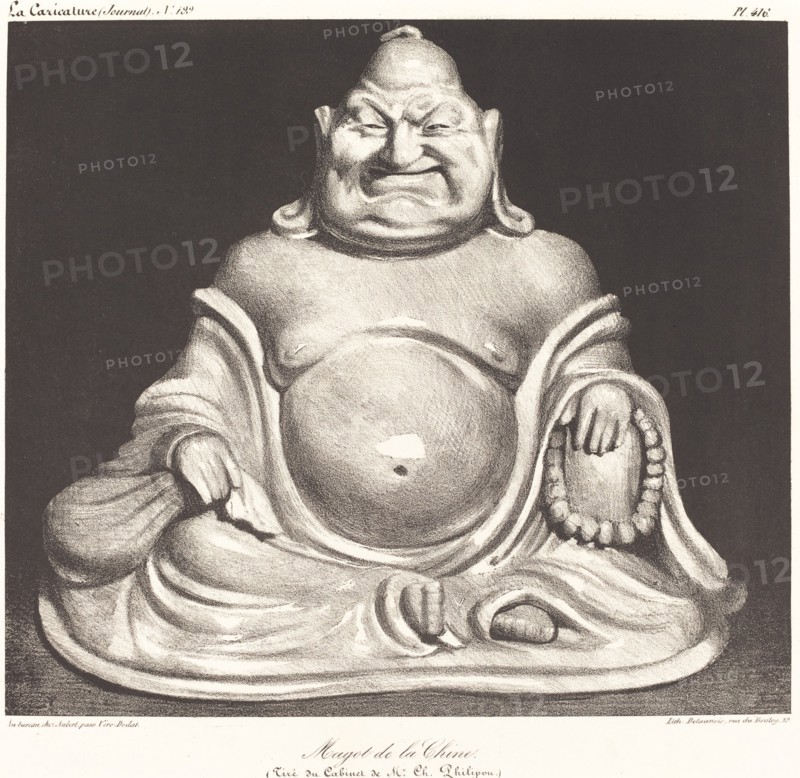 Magot de la Chine, 1834. Creator: Honore Daumier.