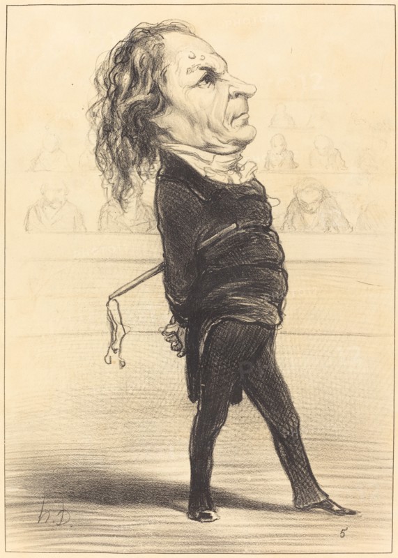 Alex. Thomas Marie, 1849. Creator: Honore Daumier.