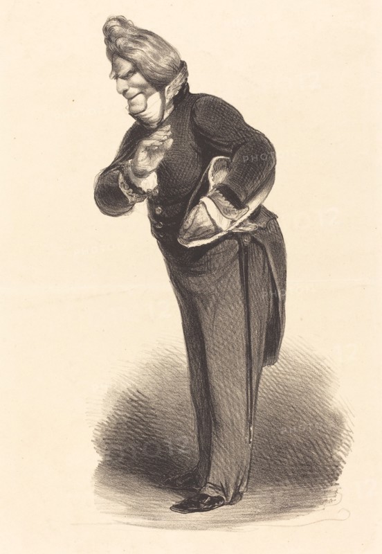 Amiral Verhuel, 1835. Creator: Honore Daumier.