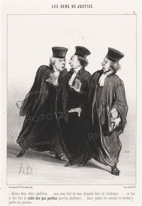 Allons donc, chers confrères..., 1845. Creator: Honore Daumier.