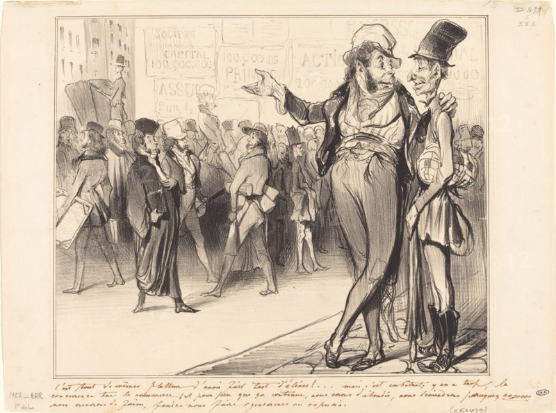 C'est tout de même flatteur d'avoir fait tant d'élèves!..., 1838. Creator: Honore Daumier.