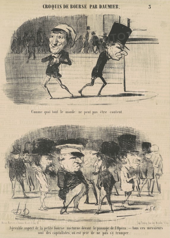 Comme quoi tout le monde ne peut pas être content, 19th century. Creator: Honore Daumier.