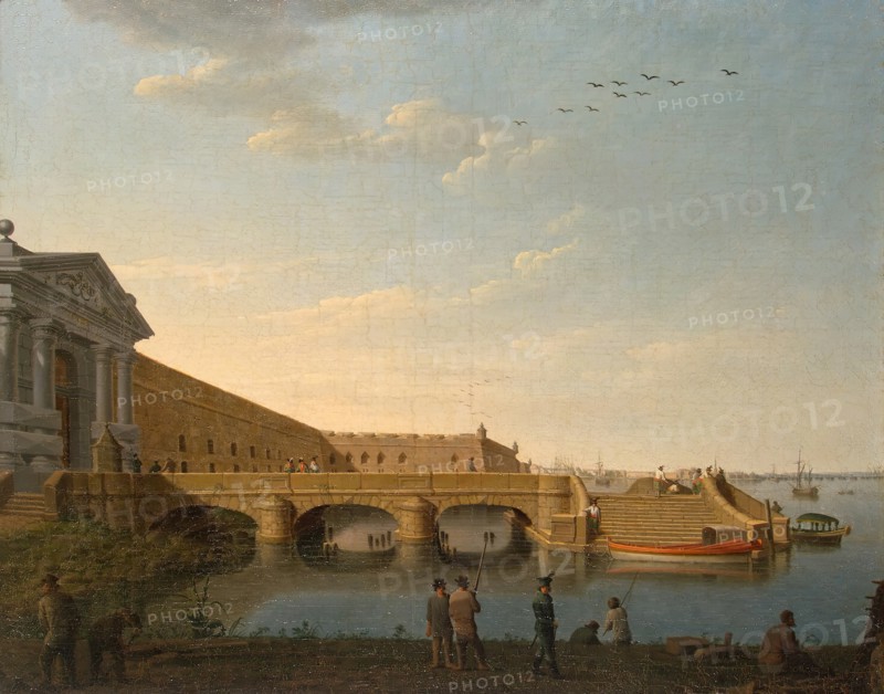 The Neva Gate at the Peter and Paul Fortress, 1797. Creator: Benjamin Patersson.