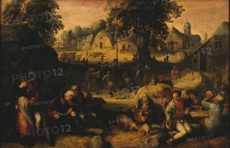 Rural Feast, (Kermess), 1600. Creator: Karel van Mander I.