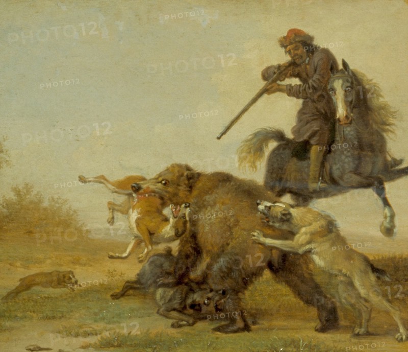 The Bear Hunt, 1650. Creator: Paulus Potter.