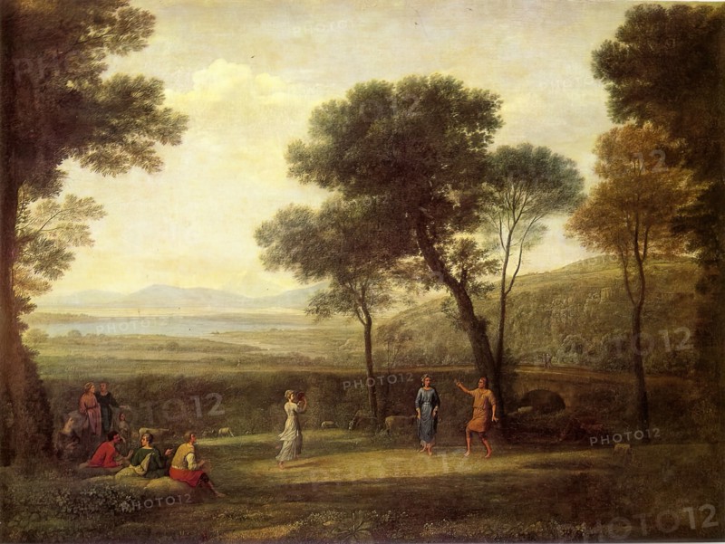 Landscape with Dancing Figures, 1669. Creator: Claude Lorrain.