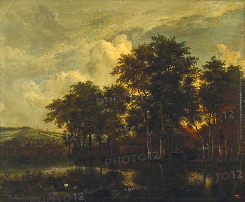 Farm, late 1650s. Creator: Jacob van Ruisdael.