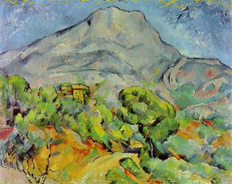 Route de la Montagne Sainte-Victoire, 1898-1902. Creator: Paul Cezanne.