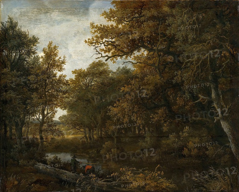 Forest, 1662. Creator: Meindert Hobbema.