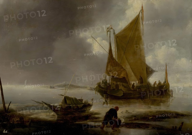 Seascape, 17th century. Creator: Jan van de Cappelle.
