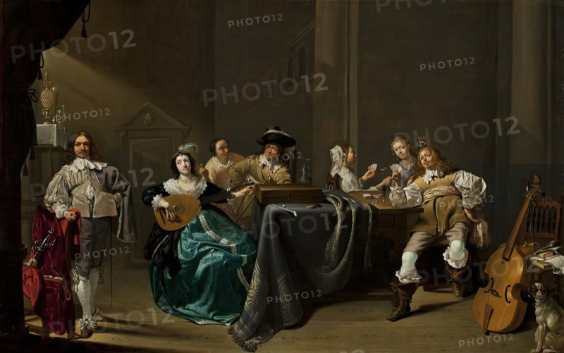 Card Players and Merrymakers, 1640. Creator: Jacob Duck.