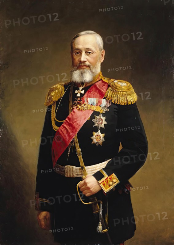 Portrait of Piotr Vannovsky, 1889. Creator: Alexander Fedorovich Pershakov.
