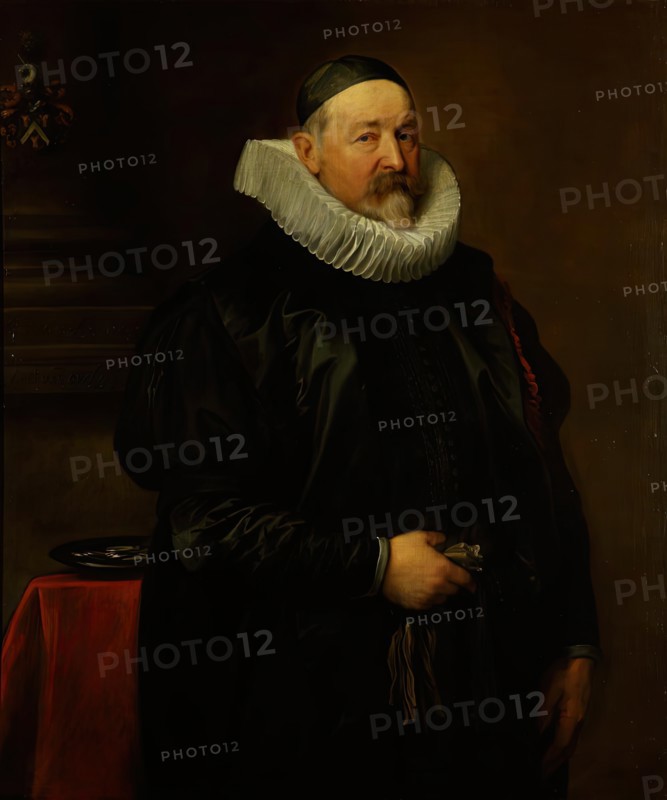 Portrait of the Antwerp city almoner Adriaen Stevens, aged 68, 1629. Creator: Anthony van Dyck.