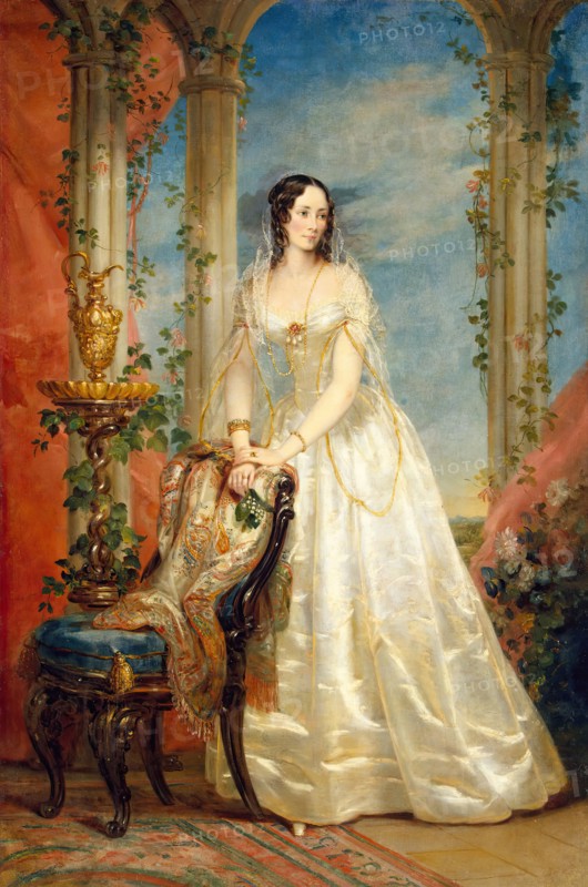 Portrait of Zinaida I. Yusupova, (1809/10-1893), c1840. Creator: Christina Robertson.
