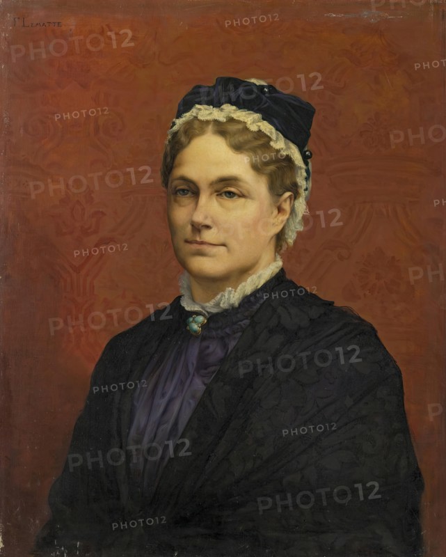 Portrait of Ye.F. Chikhachyova, 1888. Creator: Fernand Lematte.