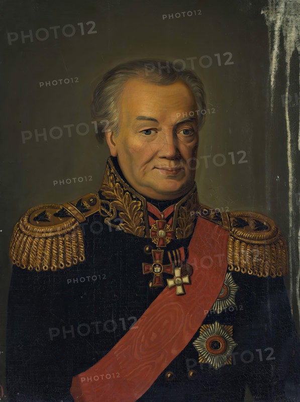 Portrait of P. Kartsev, 1824. Creator: Alexander Fomin.