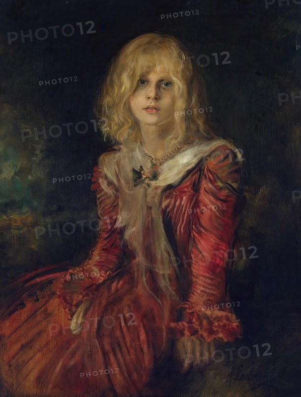 Portrait of Marion Lenbach, 1901. Creator: Franz von Lenbach.