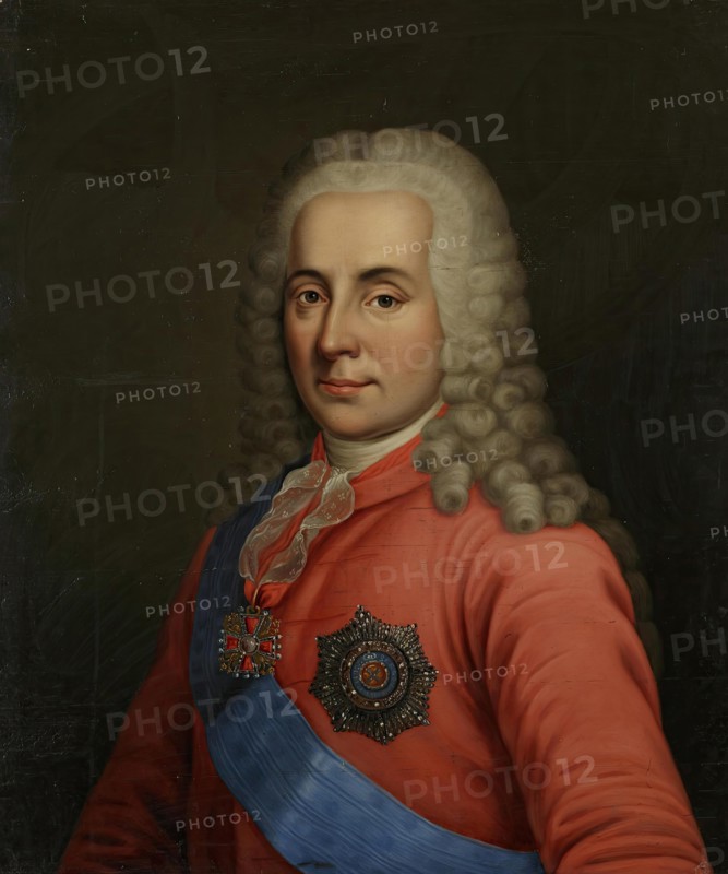 Portrait of Prince Dmitry Golitsyn, 1848. Creator: Fyodor Slavyansky.