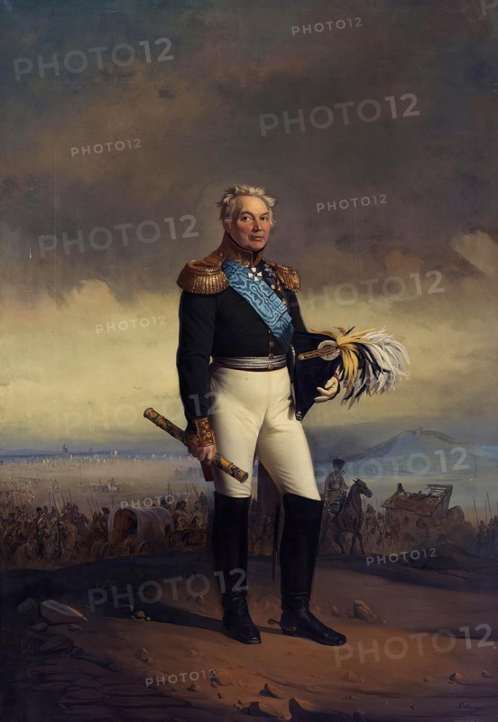 Portrait of Friedrich Wilhelm von der Osten-Sacken, 1862. Creator: Georg von Bothmann.