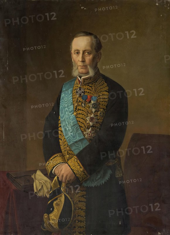 Portrait of Count Piotr Valuyev, 1881. Creator: Georg von Bothmann.