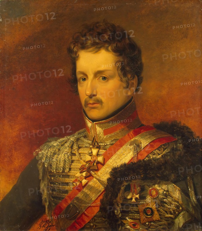 Portrait of Pyotr P. Pahlen (1777/78-1864) (1st), 1822. Creator: George Dawe.