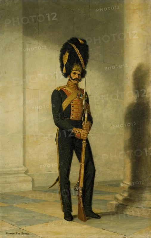 Portrait of Ilya Yamnik (1781-after 1833), 1828. Creator: George Dawe.
