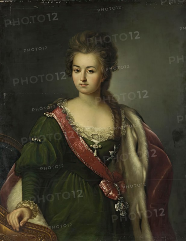 Portrait of E. Biron, (nee Princess Yusupova), 1834. Creator: Grigory Novikov.