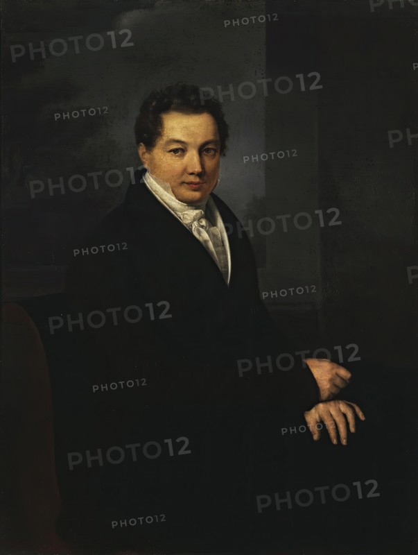 Portrait of F.A.Paskov-Sharapov, 1824. Creator: Ivan Eremeevich Yakovlev.