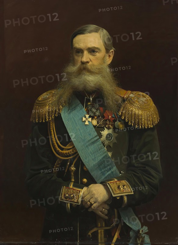 Portrait of Count Frederick Maurice van Heiden, 1881. Creator: Ivan Kramskoy.