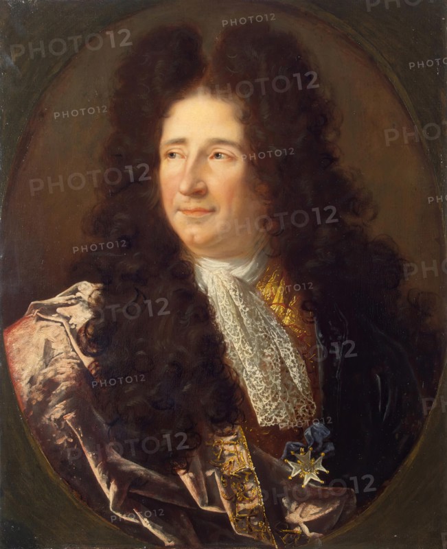 Portrait of the Architect Jules Hardouin Mansard, 1688. Creator: Joseph Vivien.