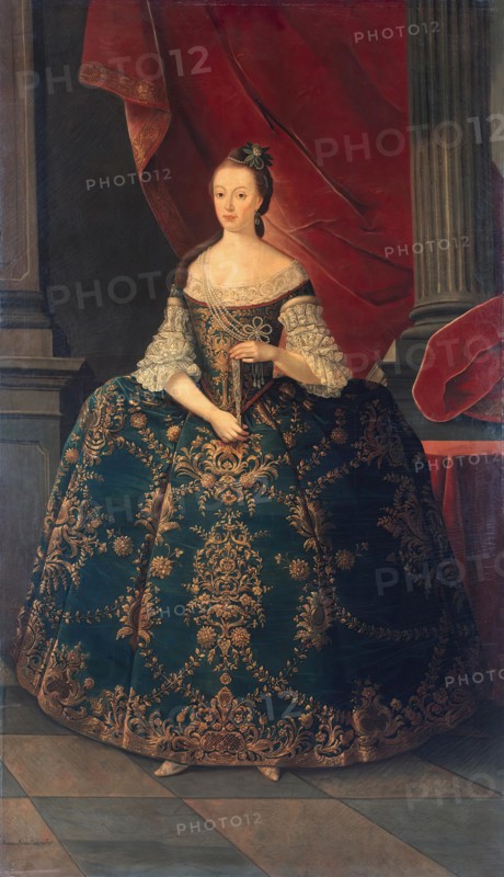 Portrait of Maria Francisca, Princess of Brasil and Beira, 1773. Creator: Miguel Antonio do Amaral.
