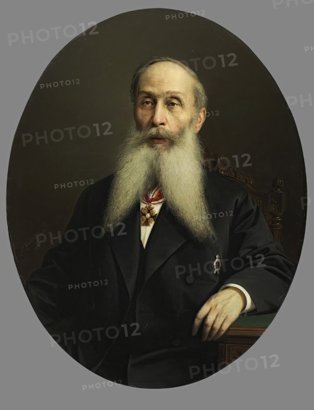Portrait of V.A.Chernokhvostov, 1889. Creator: Pyotr Petrovich Zabolotsky.