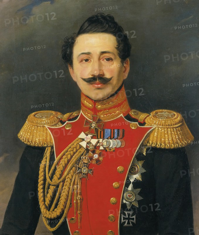 Portrait of N.A. Islenev, 1837. Creator: Pyotr Zakharov.