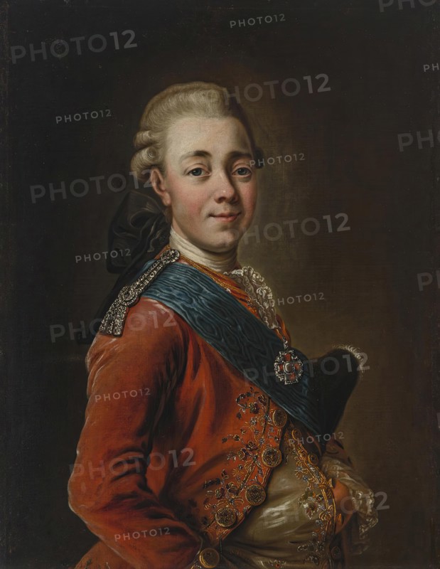 Portrait of Grand Duke Pavel Petrovich, the Future Emperor Paul I of Russia (1754-1801), 1775. Creator: Unknown.