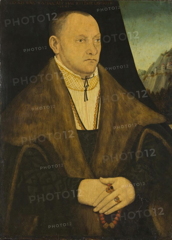 Portrait of a man, 1541. Creator: Workshop of Lucas Cranach the Elder.