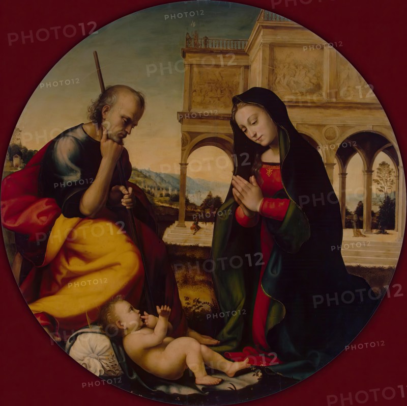 Adoration of the Christ Child, 1505. Creator: Mariotto Albertinelli.
