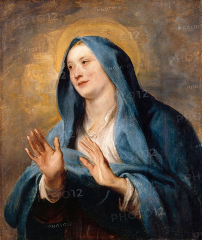 Mary as Mater Dei, 1620. Creator: Anthony van Dyck.