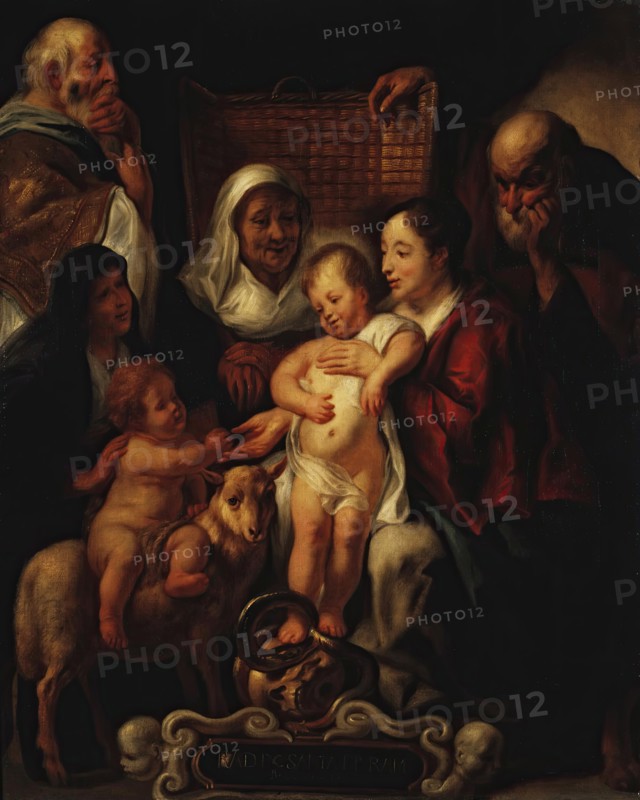 The Holy Family (Hermitage), 1650s-early 1660s. Creator: Jacob Jordaens I.