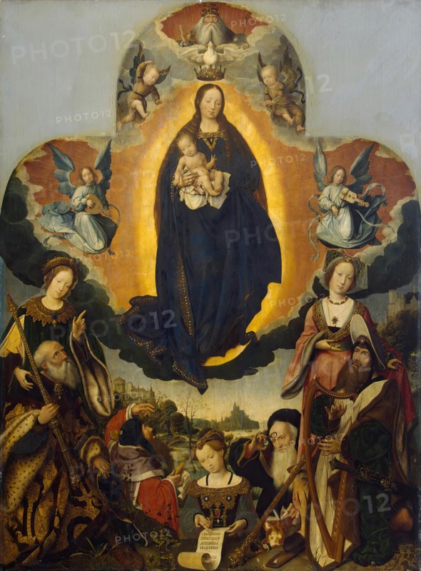 The Virgin Mary in Glory, 1524. Creator: Jan Provoost.