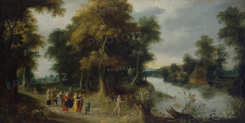 Finding of Moses, 1617. Creators: Jasper van der Laanen, Hans Jordaens III.