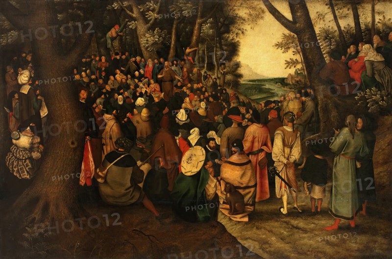 The Preaching of St John the Baptist, 1604. Creator: Pieter Brueghel the Younger.