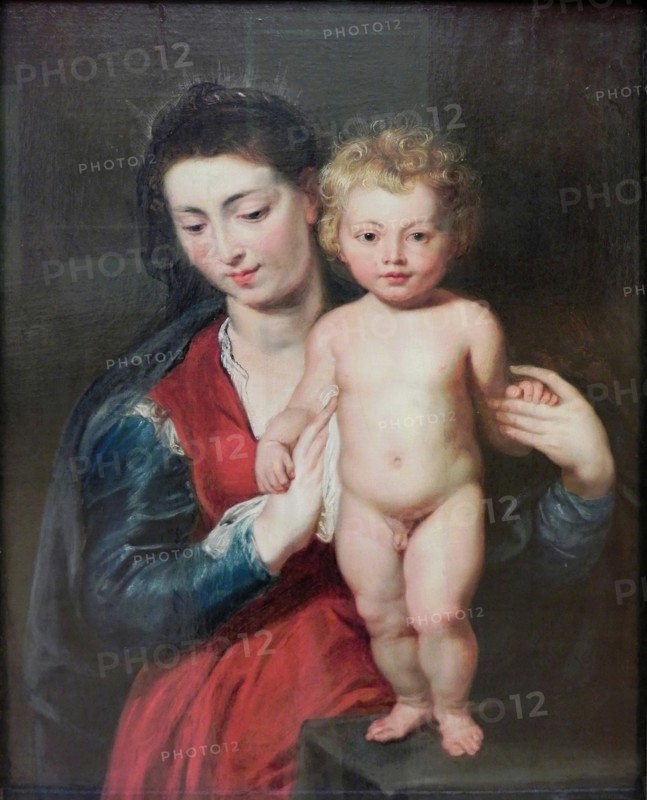 Virgin and child, 1630. Creator: Peter Paul Rubens.