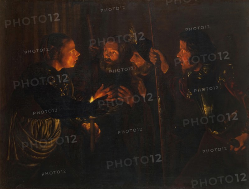 Denial of St Peter, 1620. Creator: Gerard Seghers.