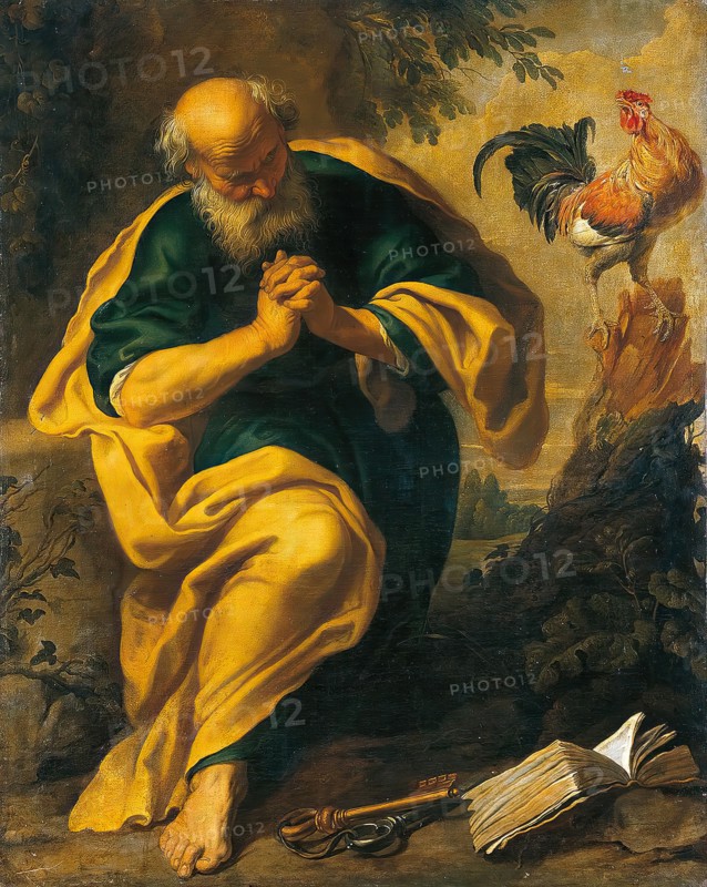 Repentance of St Peter, 1625. Creator: Gerard Seghers.