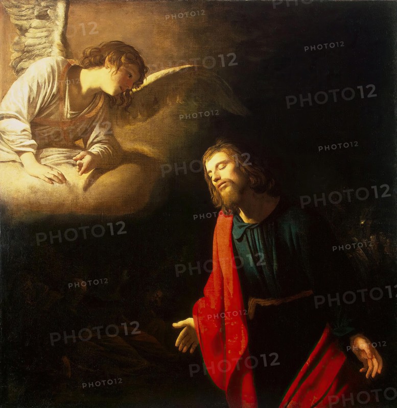 Christ in the Garden of Gethsemane (The Agony in the Garden), 1617. Creator: Gerrit van Honthorst.