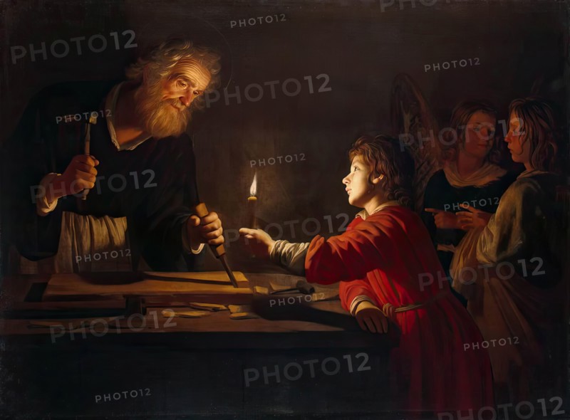 Childhood of Christ, 1620. Creator: Gerrit van Honthorst.