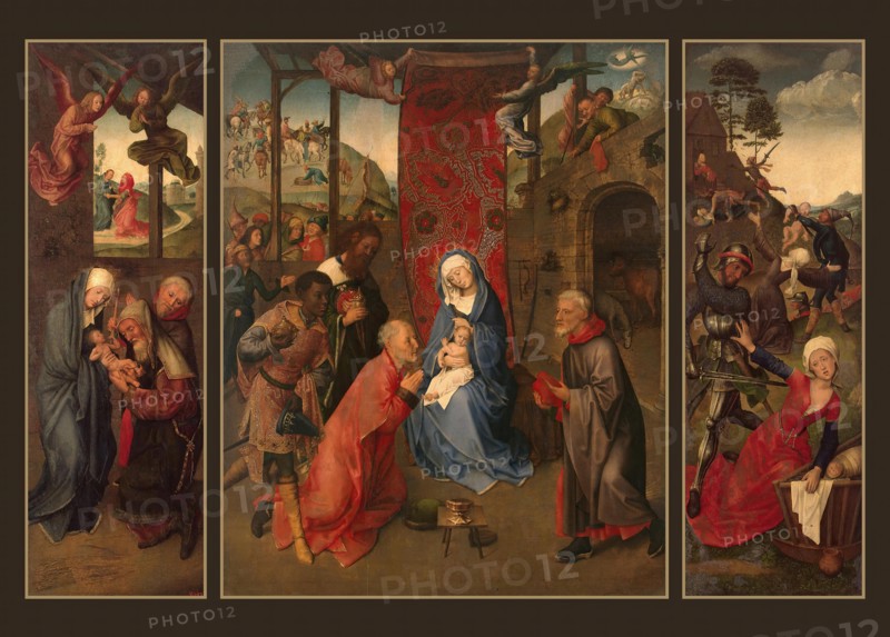 Adoration of the Magi (Triptych), 1460. Creator: Hugo van der Goes.